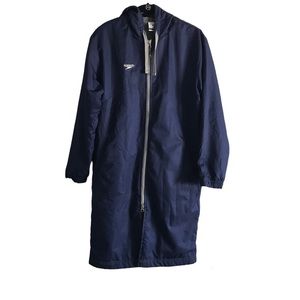 Navy Blue Speedo Swim Parka sz XXS